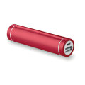 Round Aluminium Cylinder Shape Power Bank with Customized Logo